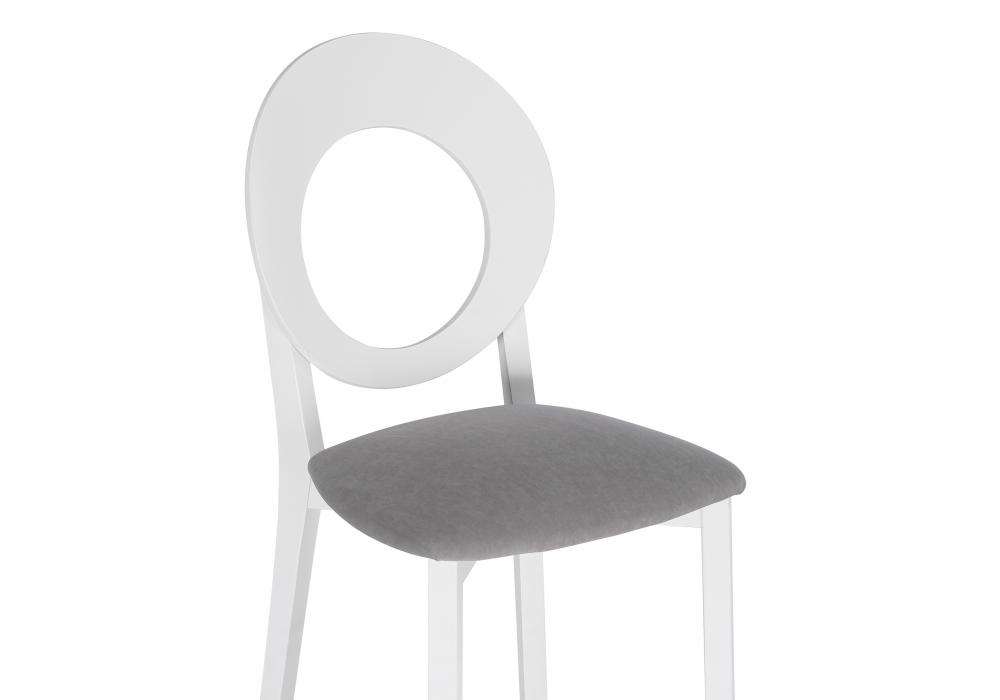 фото стул деревянный woodville марти ткань brendy-22 белый 620129 | 220svet.ru