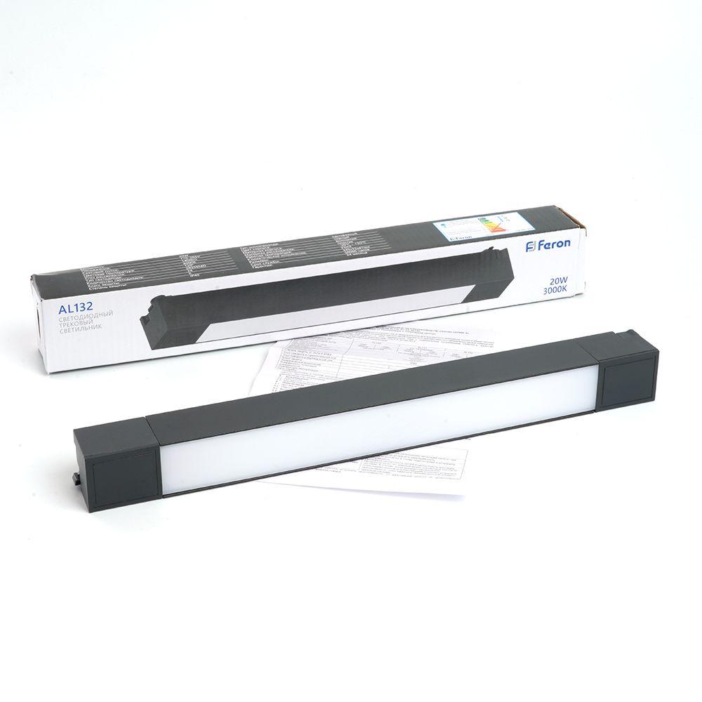 фото трековый однофазный светодиодный светильник feron mattline al132 51012 | 220svet.ru