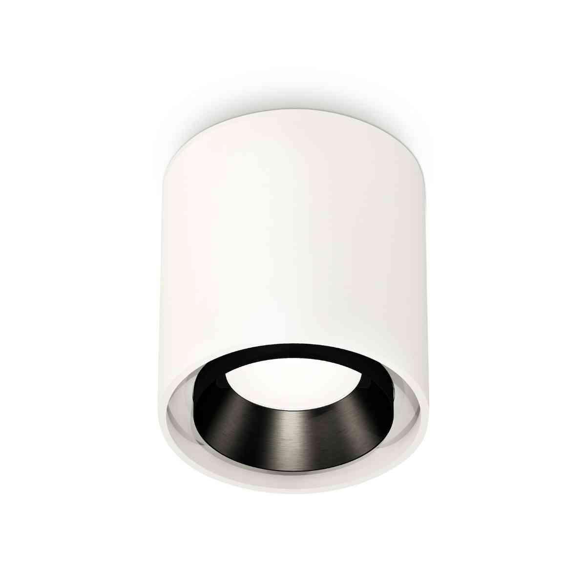 фото комплект накладного светильника ambrella light techno spot xs7722002 swh/pbk белый песок/черный полированный (c7722, n7031) | 220svet.ru
