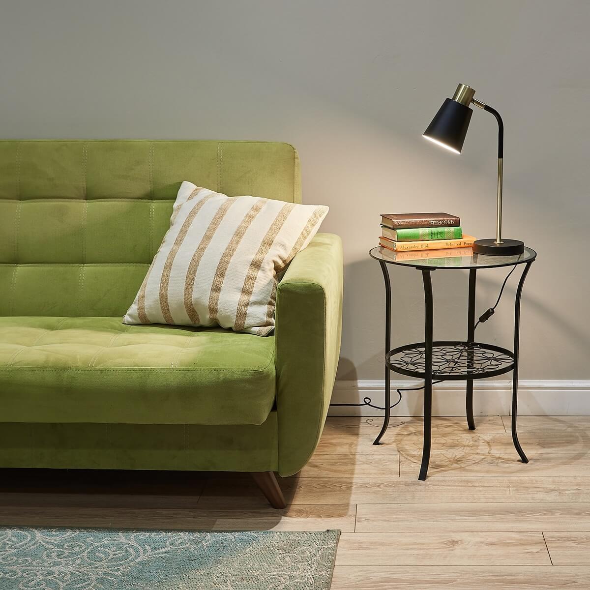 фото настольная лампа uniel uml-b700 e27 black ul-00010152 | 220svet.ru