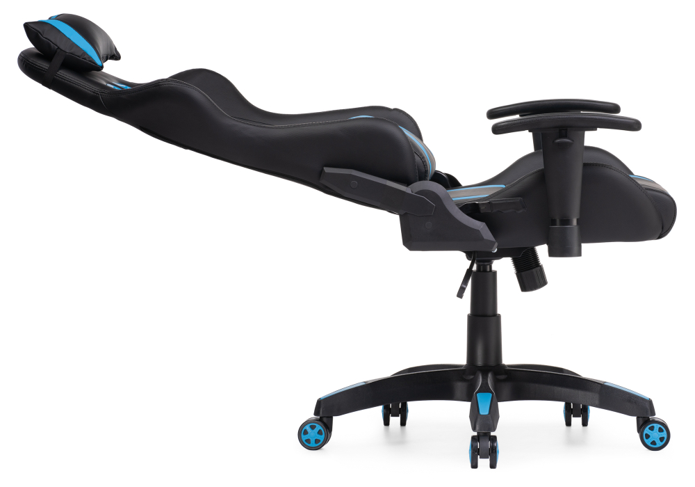 фото компьютерное кресло woodville blok light blue / black 15137 | 220svet.ru