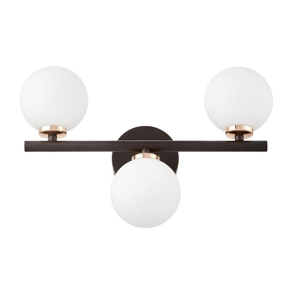 фото настенный светильник lumina deco marsiada ldw 6033-3 bk+f.gd | 220svet.ru