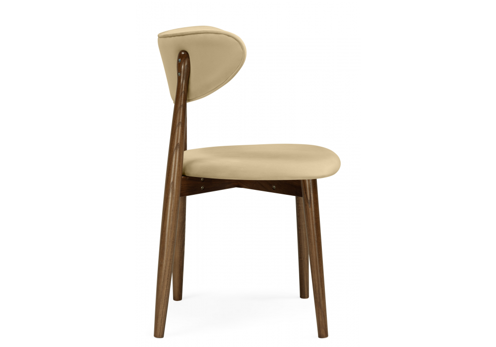 фото стул деревянный woodville фарго бежевый / миланский орех 619697 | 220svet.ru