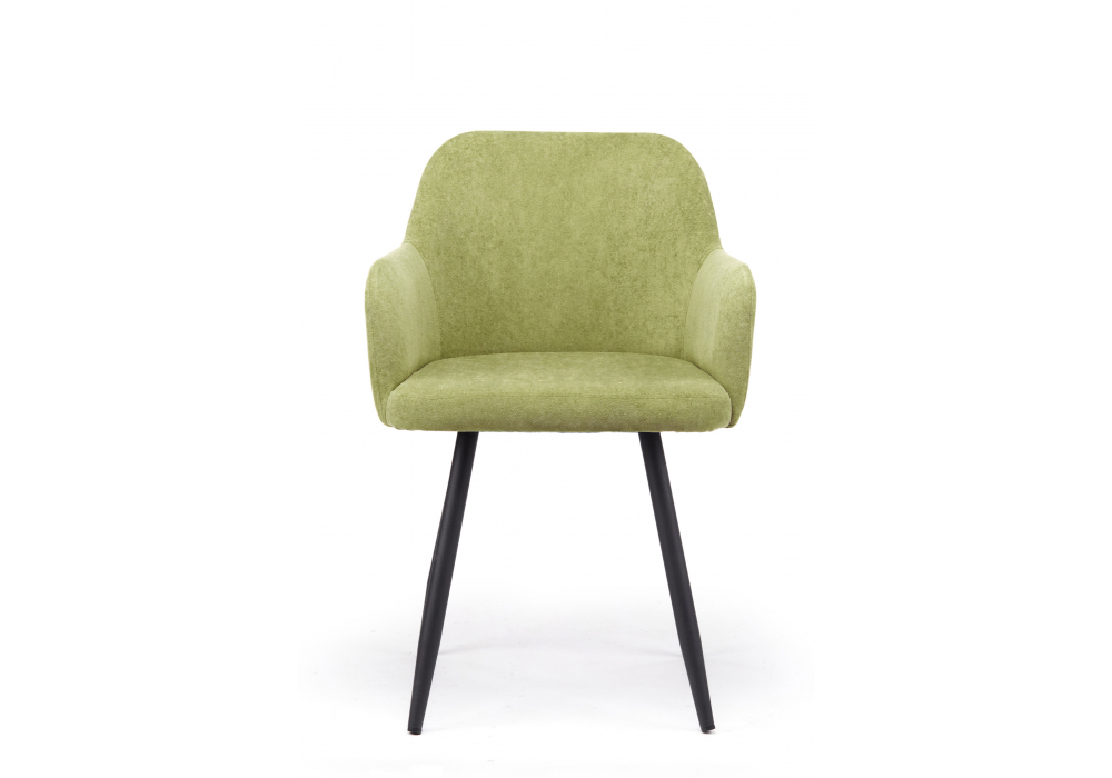 фото стул на металлокаркасе поворотный woodville инфини 360 зеленый (ocean 013) / черный 631748 | 220svet.ru