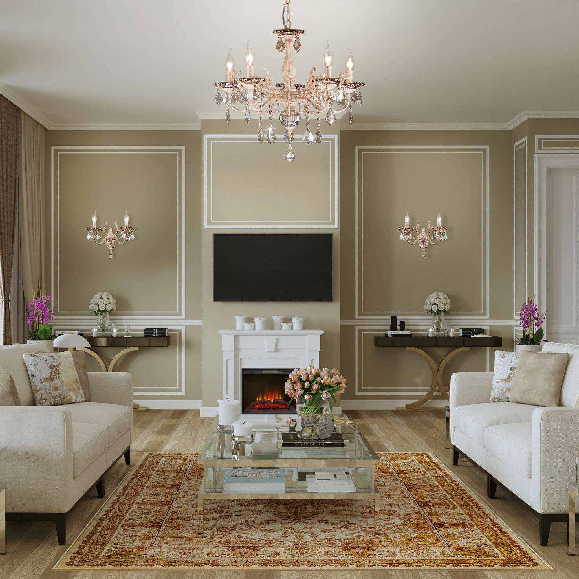 фото бра с тонированным хрусталем eurosvet elisha 3281/2 | 220svet.ru