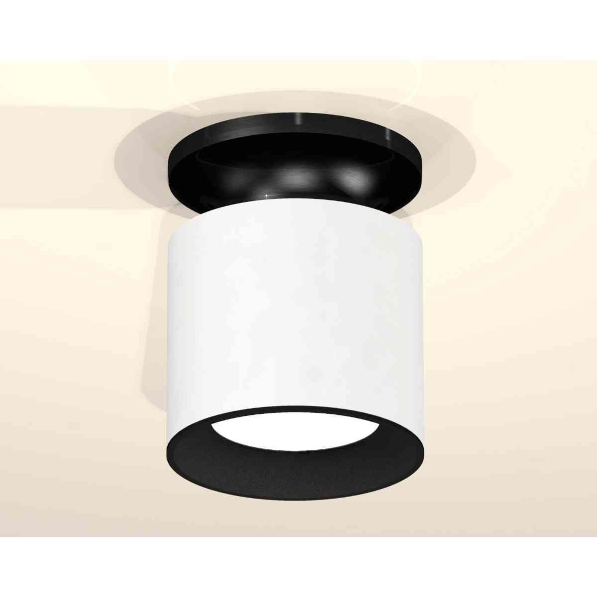 фото комплект накладного светильника ambrella light techno spot xs7401080 swh/pbk/sbk белый песок/черный полированный/черный песок (n7926, c7401, n7021) | 220svet.ru