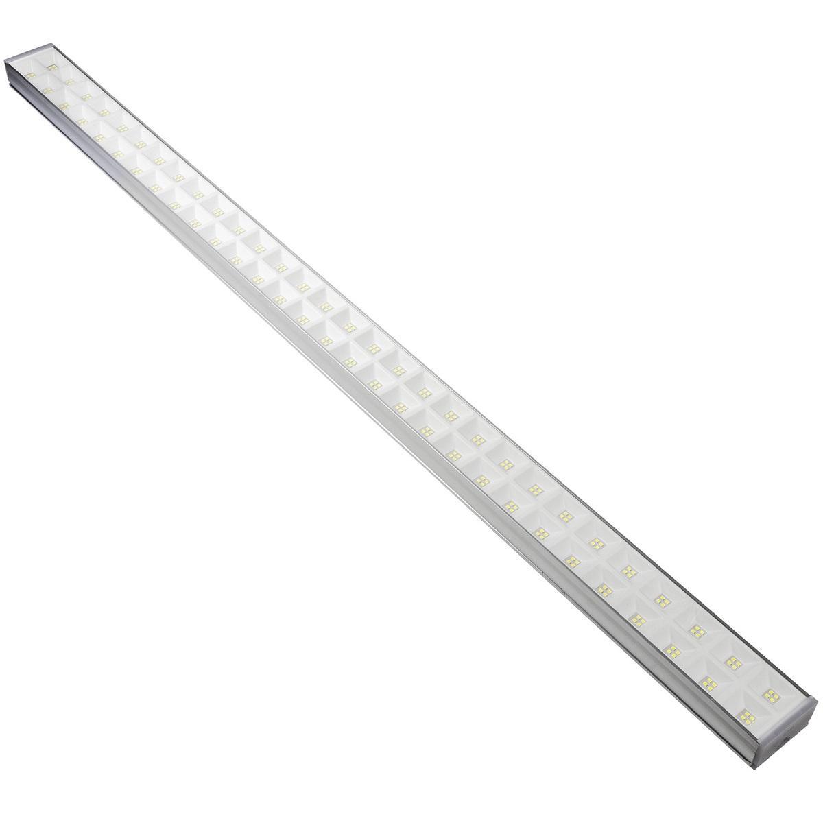 фото линейный светодиодный светильник uniel ulo-fl120c-100w/6500k/k silver linkable ul-00010830 | 220svet.ru