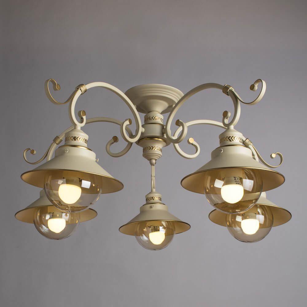 фото потолочная люстра arte lamp 7 a4577pl-5wg | 220svet.ru