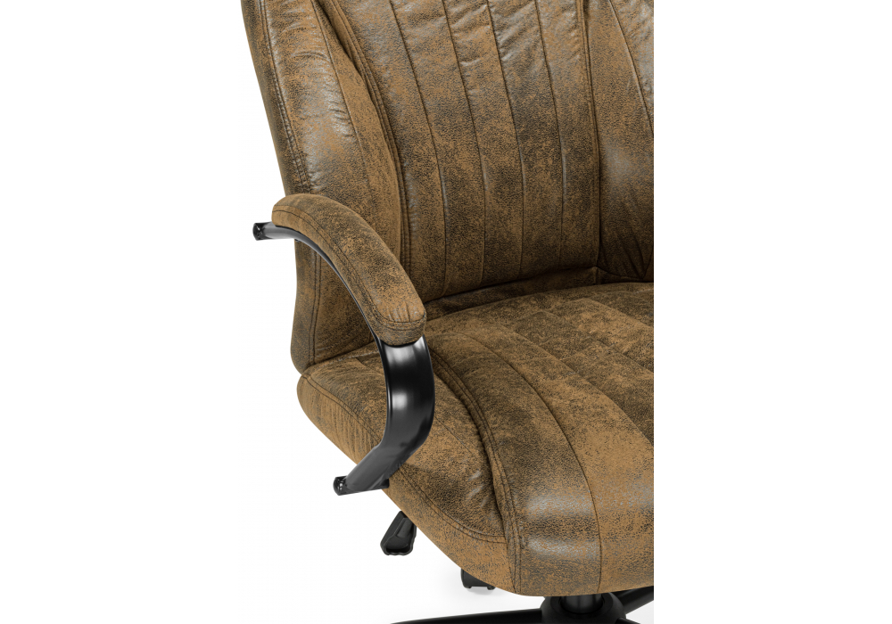 фото компьютерное кресло woodville raker коричневый / черный 15933 | 220svet.ru