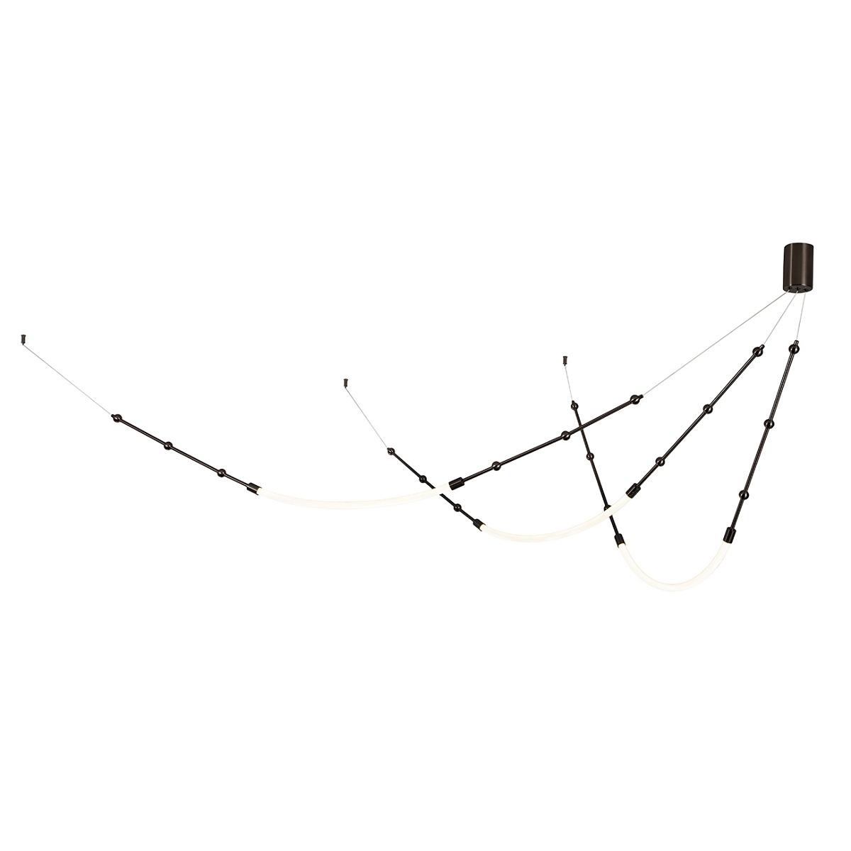 фото подвесной светодиодный светильник indigo corda 14010/3p chrome v000061l | 220svet.ru