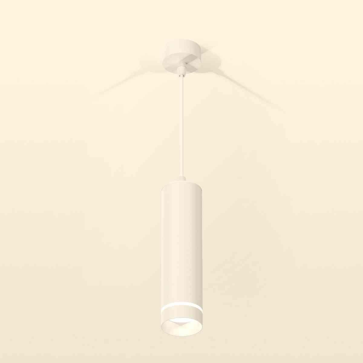 фото комплект подвесного светильника ambrella light techno spot xp6355002 swh/fr белый песок/белый матовый (a2301,c6355,n6228) | 220svet.ru