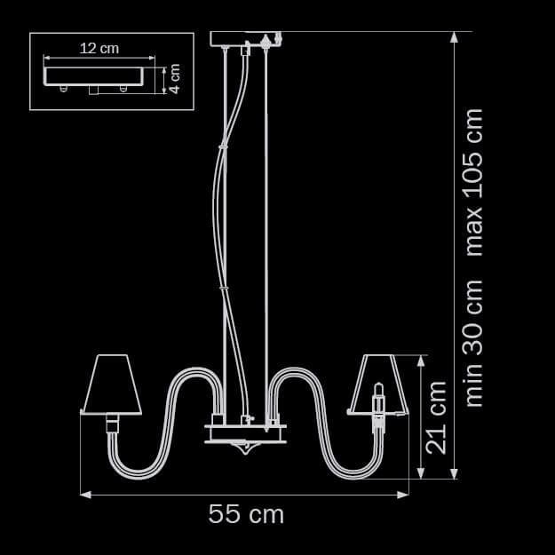 фото подвесная люстра lightstar bianco 760086 | 220svet.ru