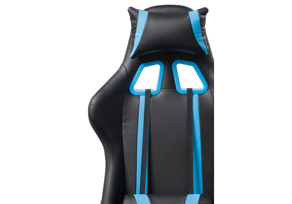 фото компьютерное кресло woodville blok light blue / black 15137 | 220svet.ru