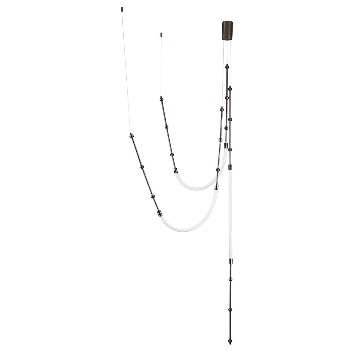 фото подвесной светодиодный светильник indigo corda 14010/3p chrome v000061l | 220svet.ru