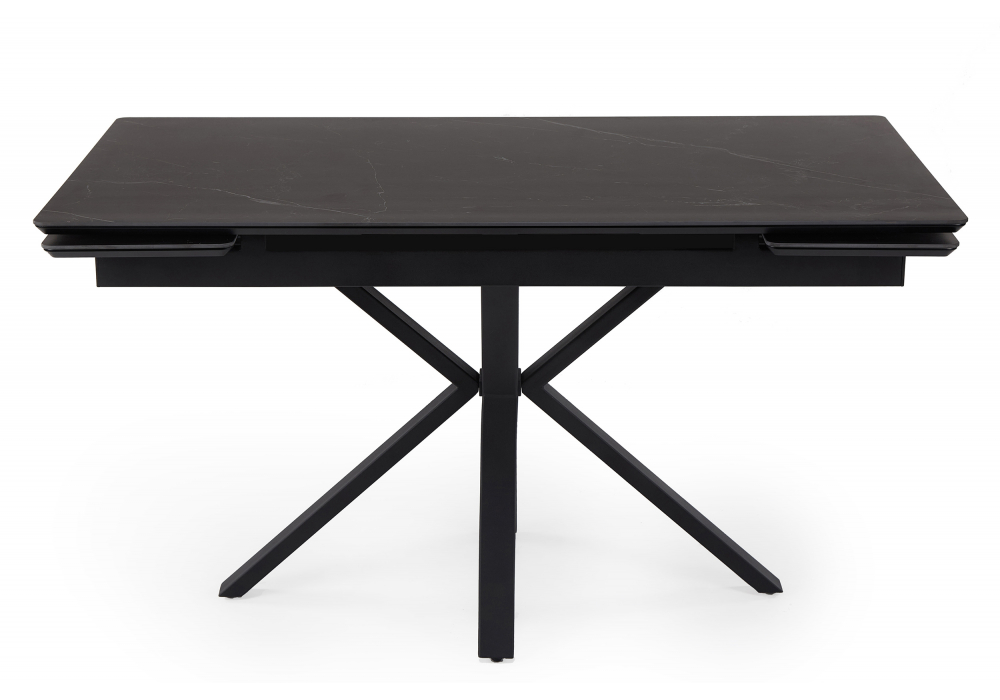 фото керамический стол раскладной 120(180)х80 woodville старлайт shakespeare black / черный 622889 | 220svet.ru