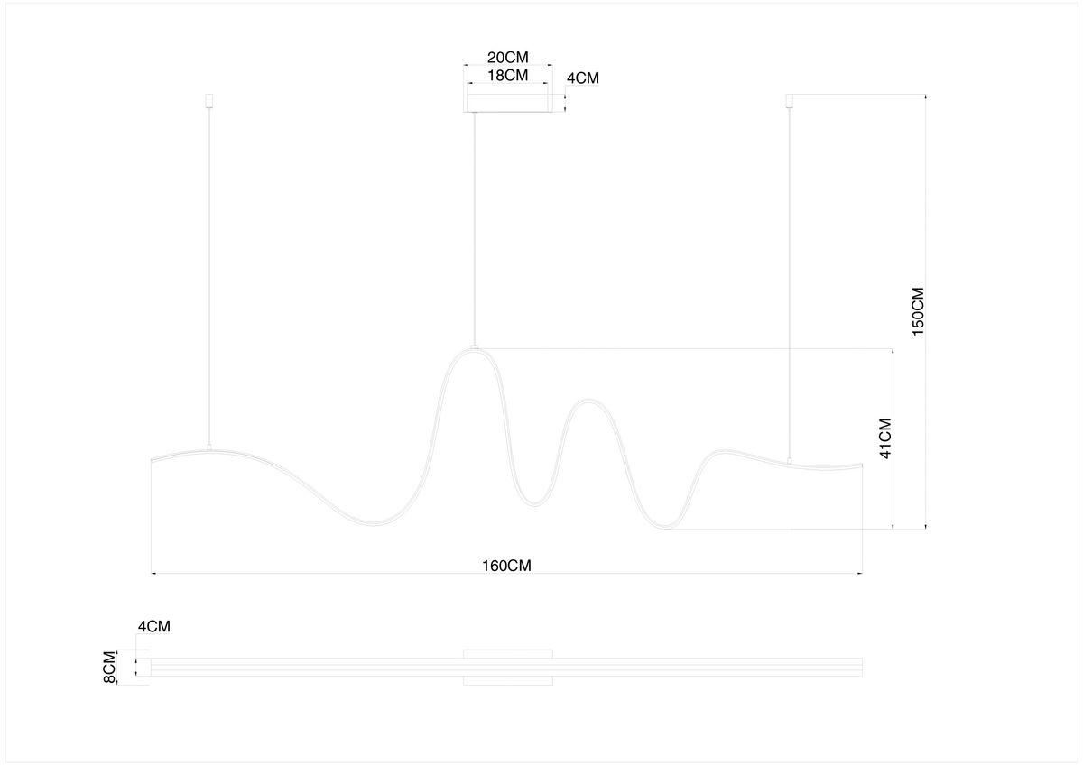 фото подвесной светодиодный светильник divinare stark 1926/01 sp-34 | 220svet.ru