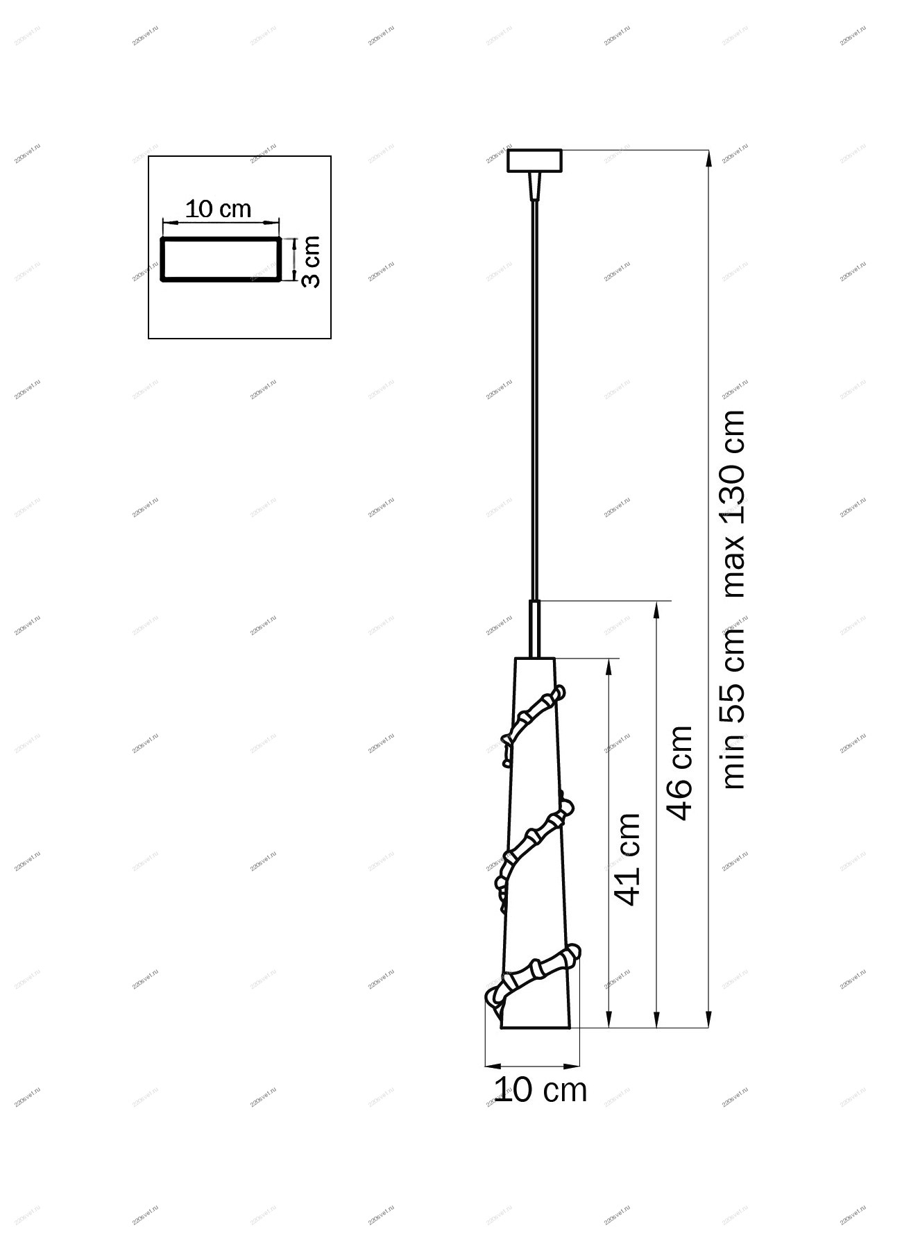 фото подвесной светильник lightstar petalo 804310 | 220svet.ru