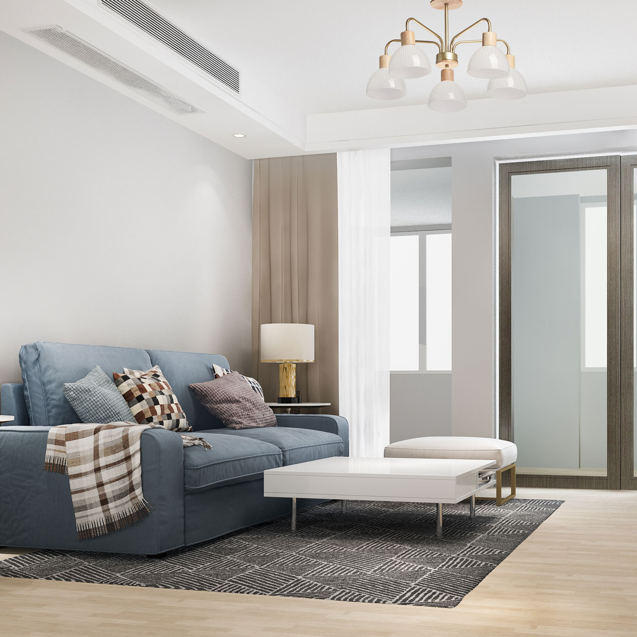 фото потолочная люстра на штанге de city dela 635016405 | 220svet.ru