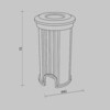 Миниатюра фото ландшафтный светодиодный светильник  maytoni flash o044dl-l1s3k2 | 220svet.ru