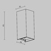 Миниатюра фото уличный настенный светильник maytoni drape o525wl-l10b3k | 220svet.ru
