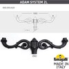 Миниатюра фото парковый фонарь fumagalli tabor adam/noemi 2l e35.205.m20.ayh27 | 220svet.ru