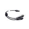 Миниатюра фото провод-разветвитель для гирлянд uniel ucx-f90 s2/0.4m/bk ul-00013233 | 220svet.ru