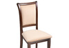 Миниатюра фото стул деревянный woodville корнелл бежевый велюр / орех темный 515975 | 220svet.ru