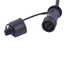 Миниатюра фото провод-разветвитель для гирлянд uniel ucx-f90 s2/0.4m/bk ul-00013233 | 220svet.ru