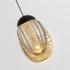 Миниатюра фото подвесной светильник delight collection md25090022-1a matt black/champagne | 220svet.ru