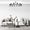 Миниатюра фото потолочная люстра escada diversity 2120/12p black | 220svet.ru