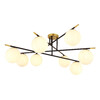 Миниатюра фото потолочная люстра arte lamp alcor a2224pl-8bk | 220svet.ru