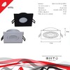 Миниатюра фото точечный светильник reluce technical 16061-9.0-001ld mr16 bk | 220svet.ru