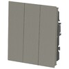 Миниатюра фото выключатель эра arktik 16-1107-07 тройной 10ах-250в титан б0070380 | 220svet.ru