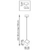 Миниатюра фото подвесной светильник lightstar qubica 805502 | 220svet.ru