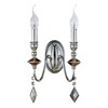 Миниатюра фото бра crystal lux mercedes ap2 chrome/smoke | 220svet.ru