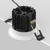 Миниатюра фото встраиваемый светодиодный светильник maytoni round dl058-12w-dtw-w | 220svet.ru