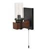 Миниатюра фото бра arte lamp dalim a7014ap-1bk | 220svet.ru