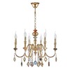 Миниатюра фото подвесная люстра crystal lux mercedes sp6 gold/color | 220svet.ru