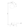 Миниатюра фото светильник садово-парковый f elektrostandard sfera 35158/f | 220svet.ru