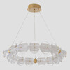 Миниатюра фото подвесная люстра светодиодная crystal lux rich sp38w led | 220svet.ru