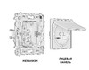 Миниатюра фото розетка с крышкой ip44 ambrella volt quant alfa ma208010 | 220svet.ru