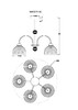 Миниатюра фото подвесная люстра myfar flora mr2273-5c | 220svet.ru