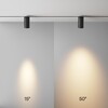 Миниатюра фото трековый низковольтный светильник maytoni focus led exility x tr243-4-18wtw-dsz-b | 220svet.ru