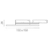 Миниатюра фото трековый однофазный светильник отраженного света 24v 5w 200° 3000k lightstar linea 236131q | 220svet.ru