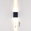 Миниатюра фото уличный фасадный светильник odeon light arrow 7188/10wl черный | 220svet.ru