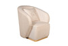 Миниатюра фото кресло olten велюровое кремовое garda decor 102an-84110 | 220svet.ru