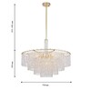 Миниатюра фото подвесная люстра favourite fringe 4762-9p | 220svet.ru