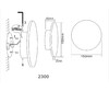 Миниатюра фото светильник уличный kink light затмение 2300,19 | 220svet.ru