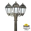 Миниатюра фото садово-парковый фонарь fumagalli ricu bisso/saba 3l k22.157.s30.bye27 | 220svet.ru