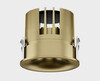 Миниатюра фото светильник встраиваемый влагозащищенный italline it014-0208 gold | 220svet.ru